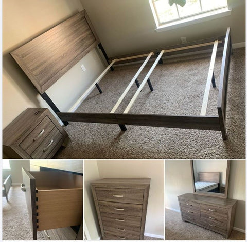 HH3600 Rustic Queen 5-Pc Bedroom set