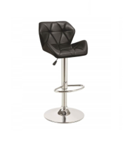 Black Bucket Seat Bar Stools