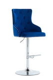 Bella Collection Blue Bar Stool