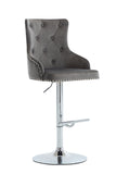 Bella Collection Grey Bar Stool
