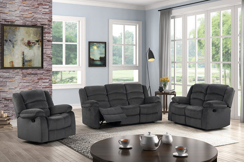 Dynamo Grey Fabric 3PC Set