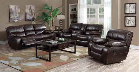 Florence Brown Reclining 3PC Set