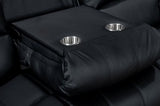 Henry-Black 3pc Reclining Set