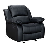 Henry-Black 3pc Reclining Set