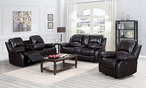 Henry-Brown 3pc Reclining Set
