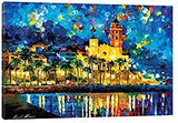 Rains Rustle II by Leonid Afremov Canvas Wall Art Picture Print for Home Decor
