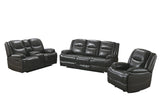 Rose Grey - TOP GRAIN LEATHER Reclining