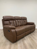 Luis Brown Reclining 3PC Set
